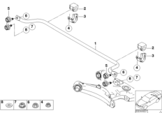 стабилизатор задний