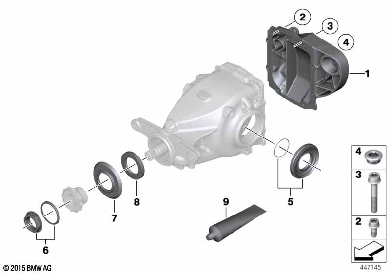 детали редуктора заднего моста