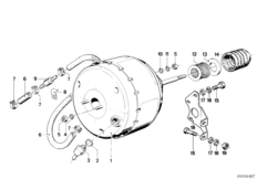Усилитель тормозов/крепление