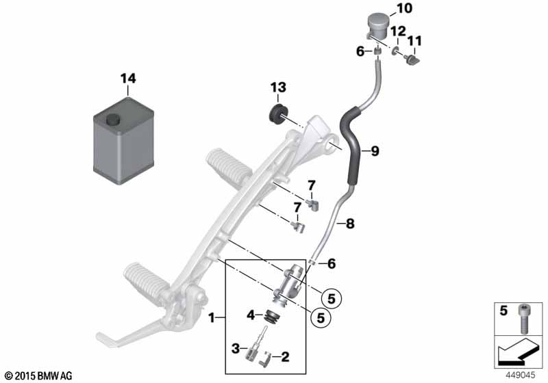 Главный торм.цилиндр Зд Integral ABS