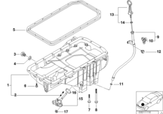 Масляный картер/маслоизмерит.приспособл.