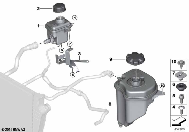 Резьбовая пробка расширительного бака