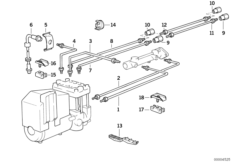 Трубопровод тормозного привода c ABS Пд