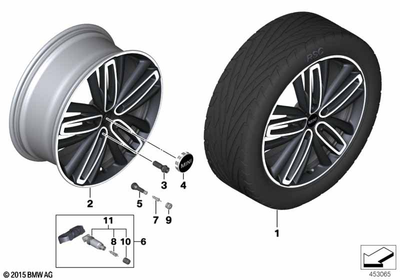 JCW LM диск Radial Spoke 526 - 19"