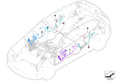 Жгуты проводов двери
