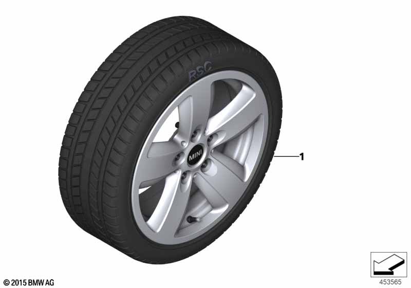 Spike/SC колесо в сб.зим. диз. 517-16"