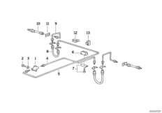 Трубопровод тормозного привода c ABS Зд