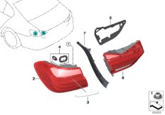 Блок задних фонарей