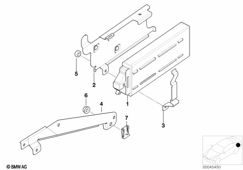 Детали телефона в багажном отделении