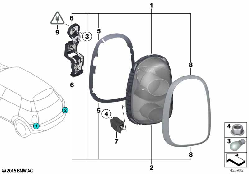 Блок задних фонарей
