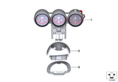 Комбинация приборов пакета Chrono