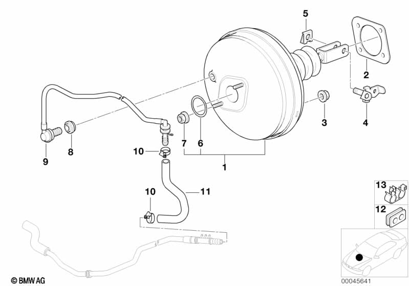 Вакуумный усилитель тормозов