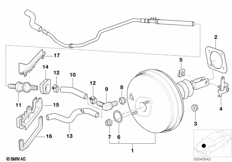 Вакуумный усилитель тормозов