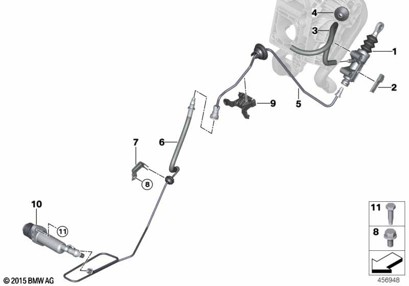 Привод управления сцеплением