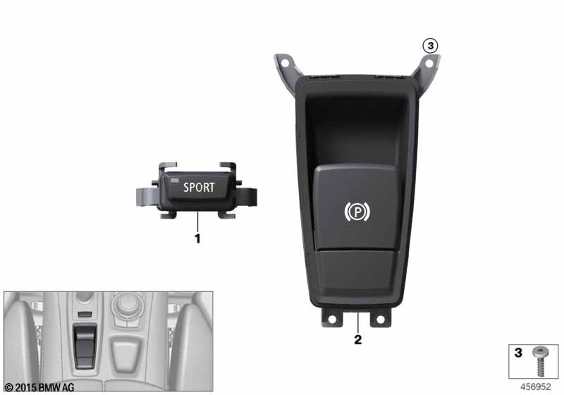 Выключатель парковочного тормоза