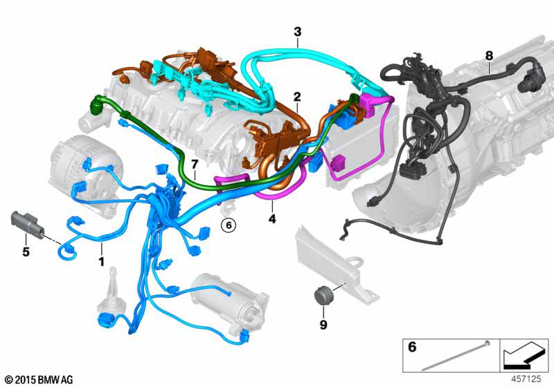 жгут проводов двигателя