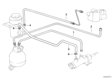 Масляный контур усилителя тормозов