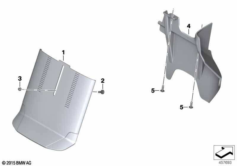 Брызговик задн