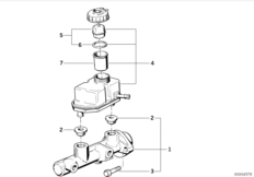 Главный тормозной цилиндр/бачок
