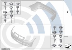 Монтажный комплект бампера