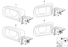 Наружное зеркало (S430A)