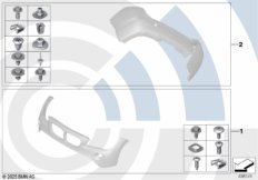 Монтажный комплект бампера