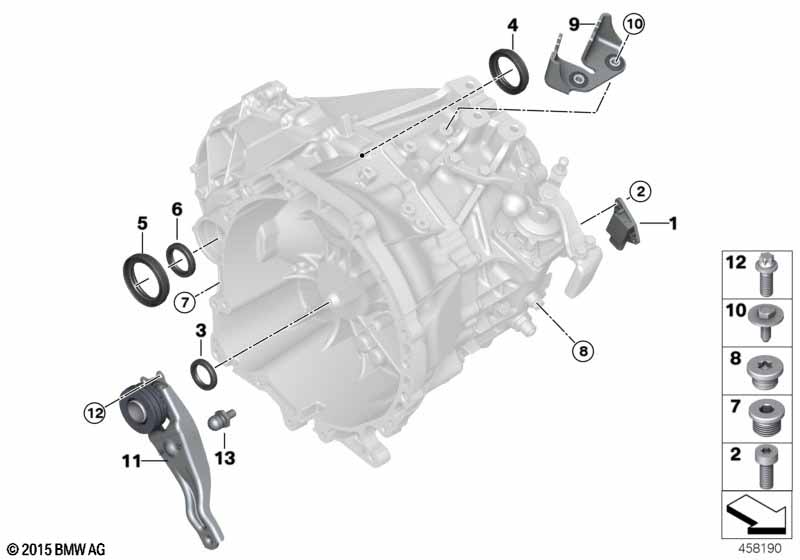 Детали коробки передач GS6X60DA