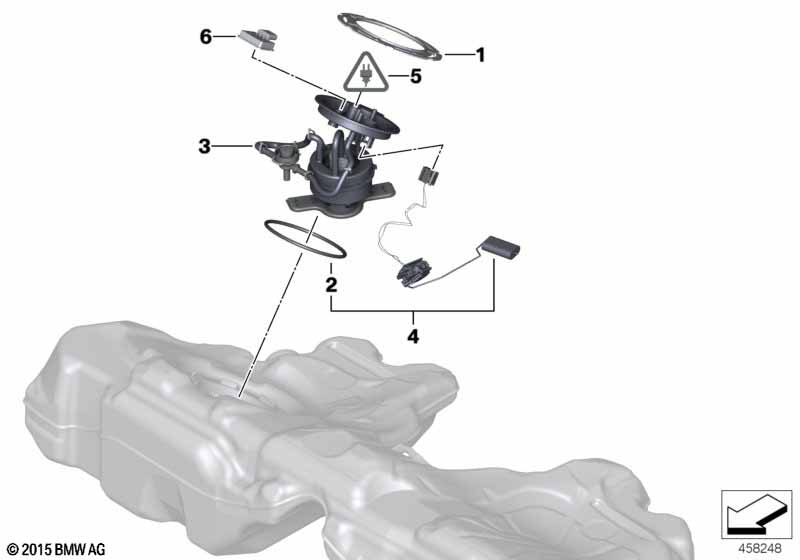 Топливный насос/датчик уровня наполнения
