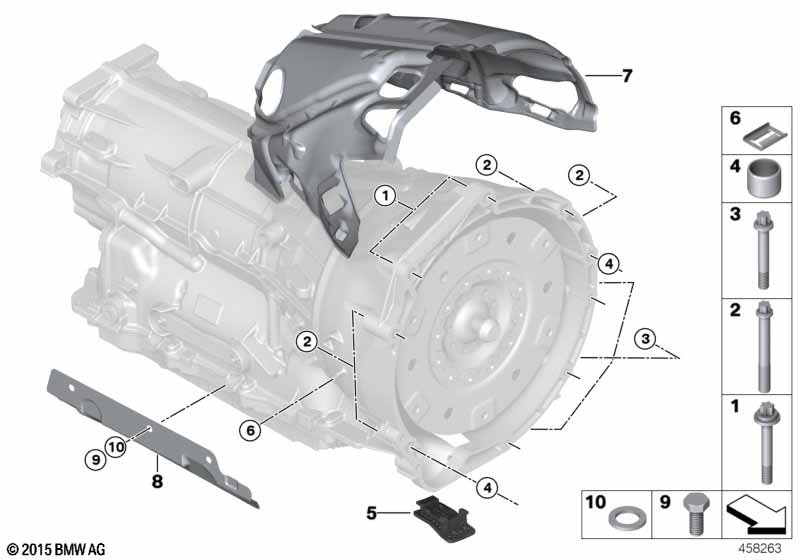 Крепление / подвеска КПП