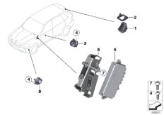 Видеокам.зад.вида с круговым обзором