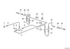 Трубопровод тормозного привода c ABS Зд