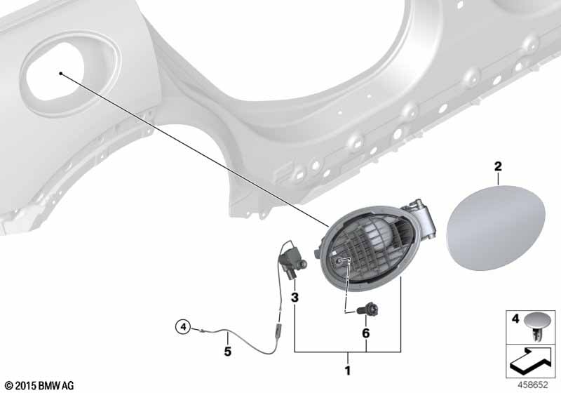 Заслонка заливного отверстия