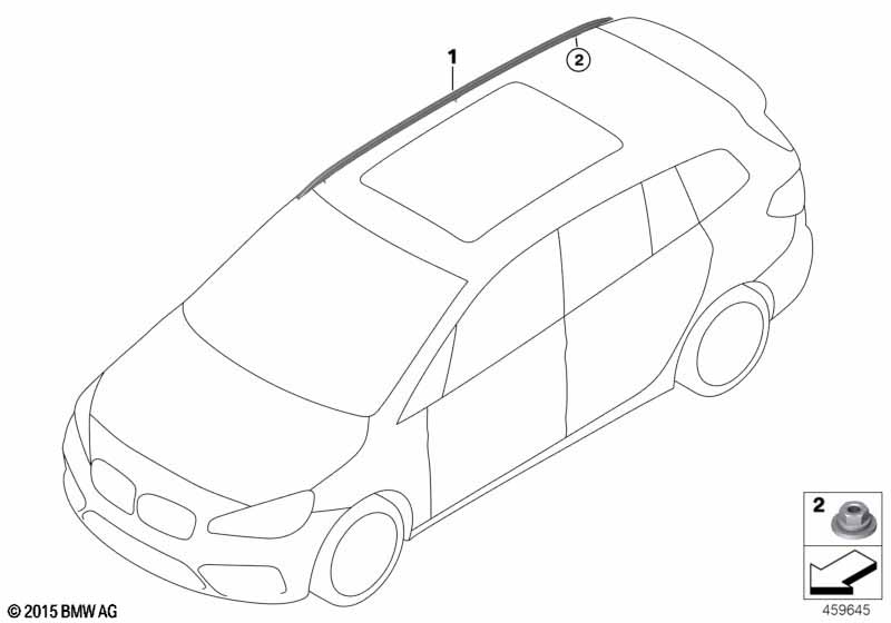 Дооснащение полозьями багажника на крыше