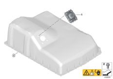 Блок отвода газа высоковольтн.накопит.