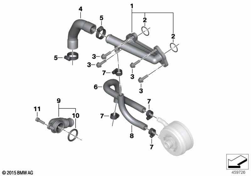 Шланги системы охлаждения/доп.элементы