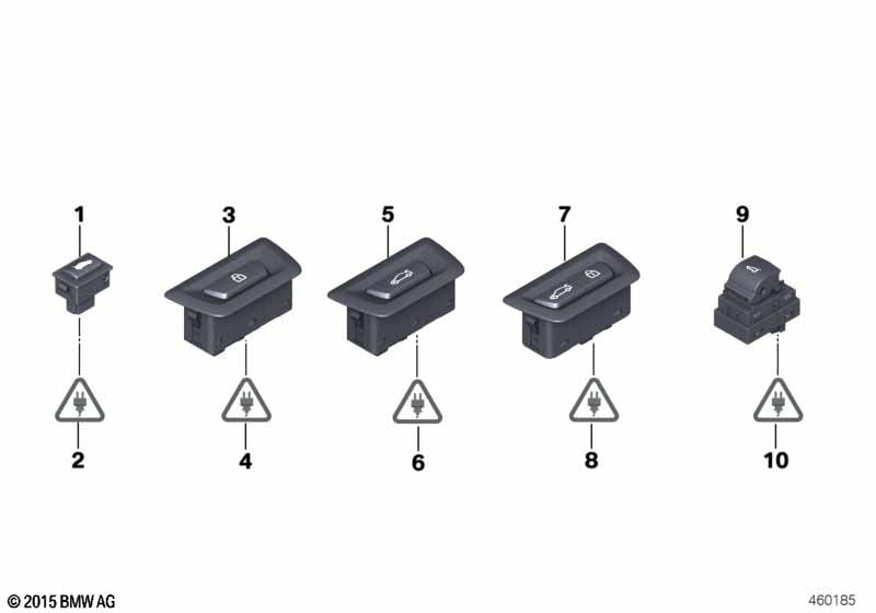 Выключатель системы замков