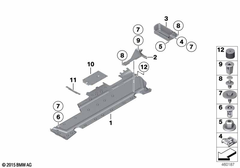 Облицовка днища кузова Зд