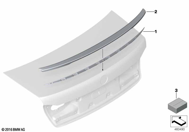 задний спойлер M