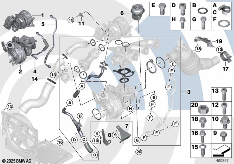 Оборотный турбонагнетатель