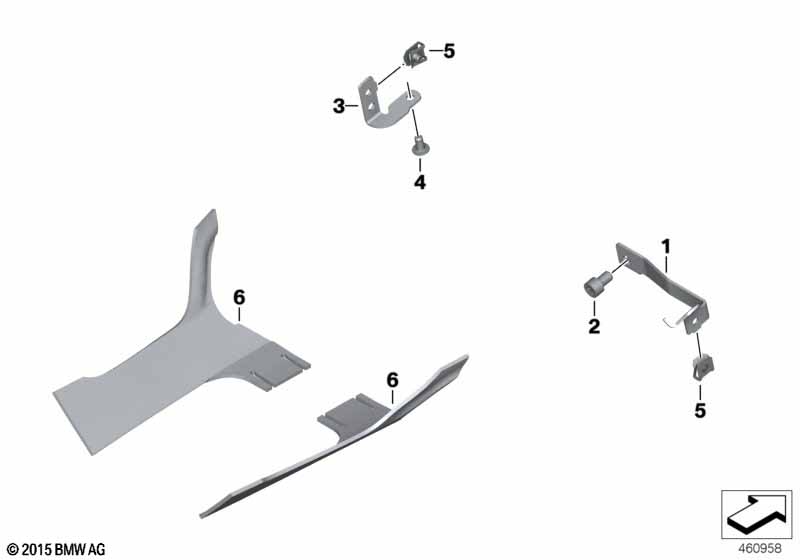 Доп.элементы спойлера двигателя