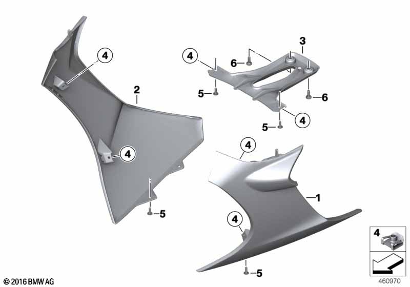 Щиток радиатора без дополнительной фары