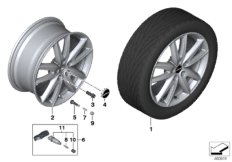 Л/с диск MINI JCW Grip Spoke 520 - 18"