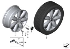 Л/с диск MINI Star Spoke 521 - 18"