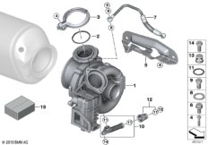 Турбонагнетатель со смазкой