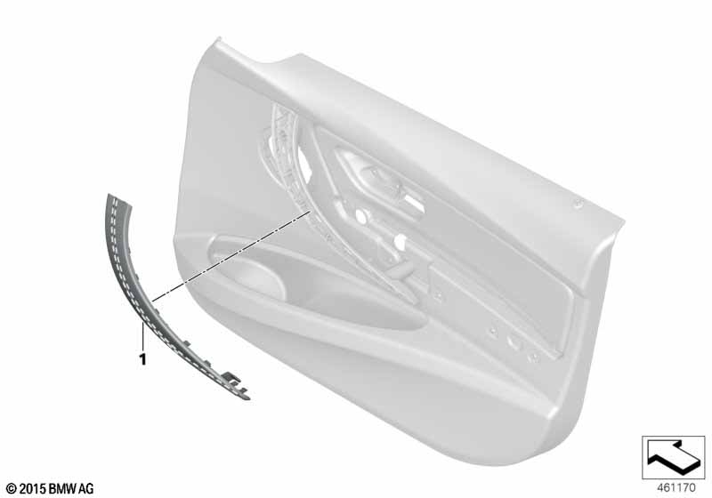 Инд.накладка подлокотник двери