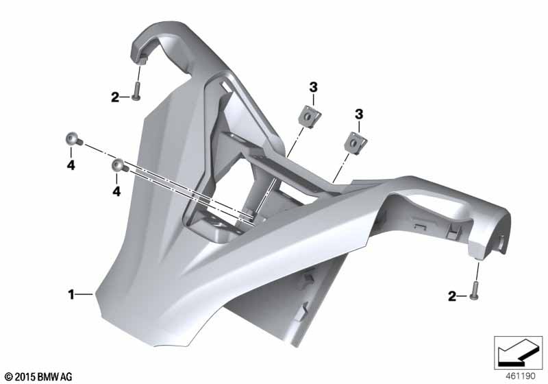 Кожух руля Вх