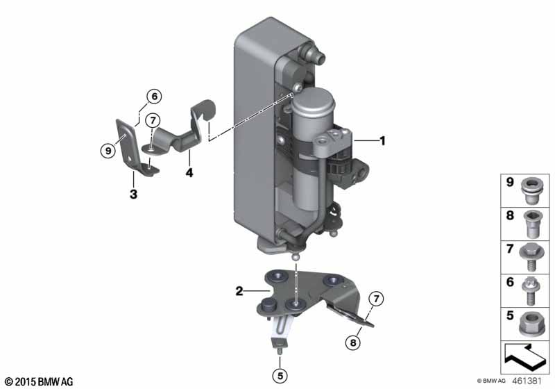 F20/F30 Конденсатор кондиционера с осушителем B48 /B58