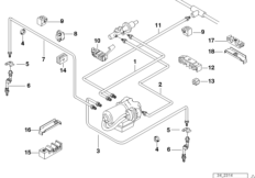 Трубопровод тормозного привода c ABS Пд