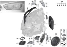 Детали светодиодной фары