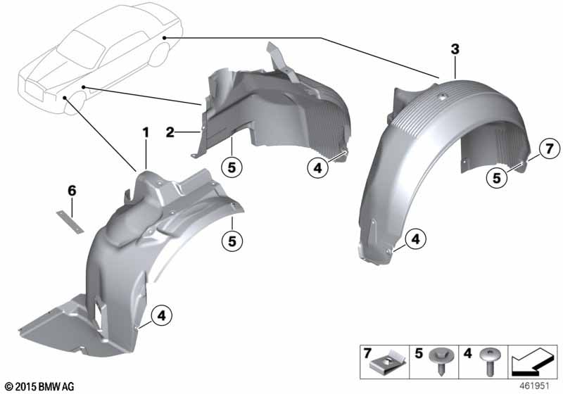 Защитный кожух колесной ниши